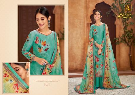 Alok Siaara Digital Printed Designer Dress Material Collection